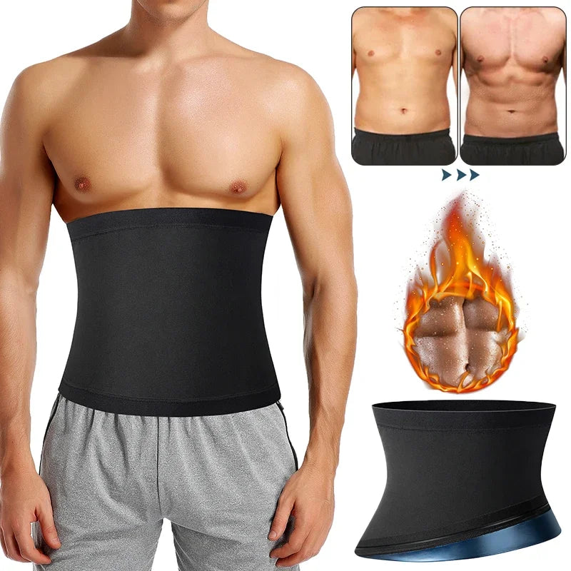 ZenSole® Men's Beer Belly Burner Belt — Sauna Compression